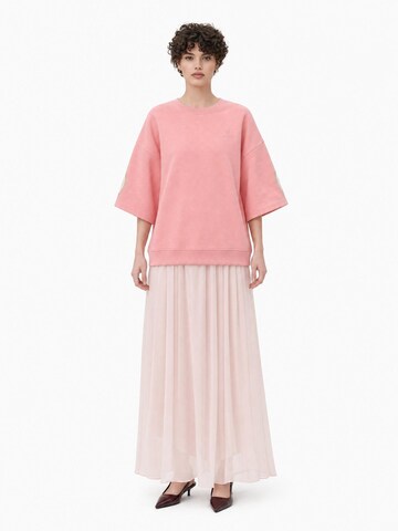 T-shirt oversize 'ELEVATE_ Himari' I want the moon en rouge