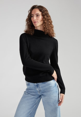 Style Republic Kaschmir Pullover in Schwarz: Vorderseite