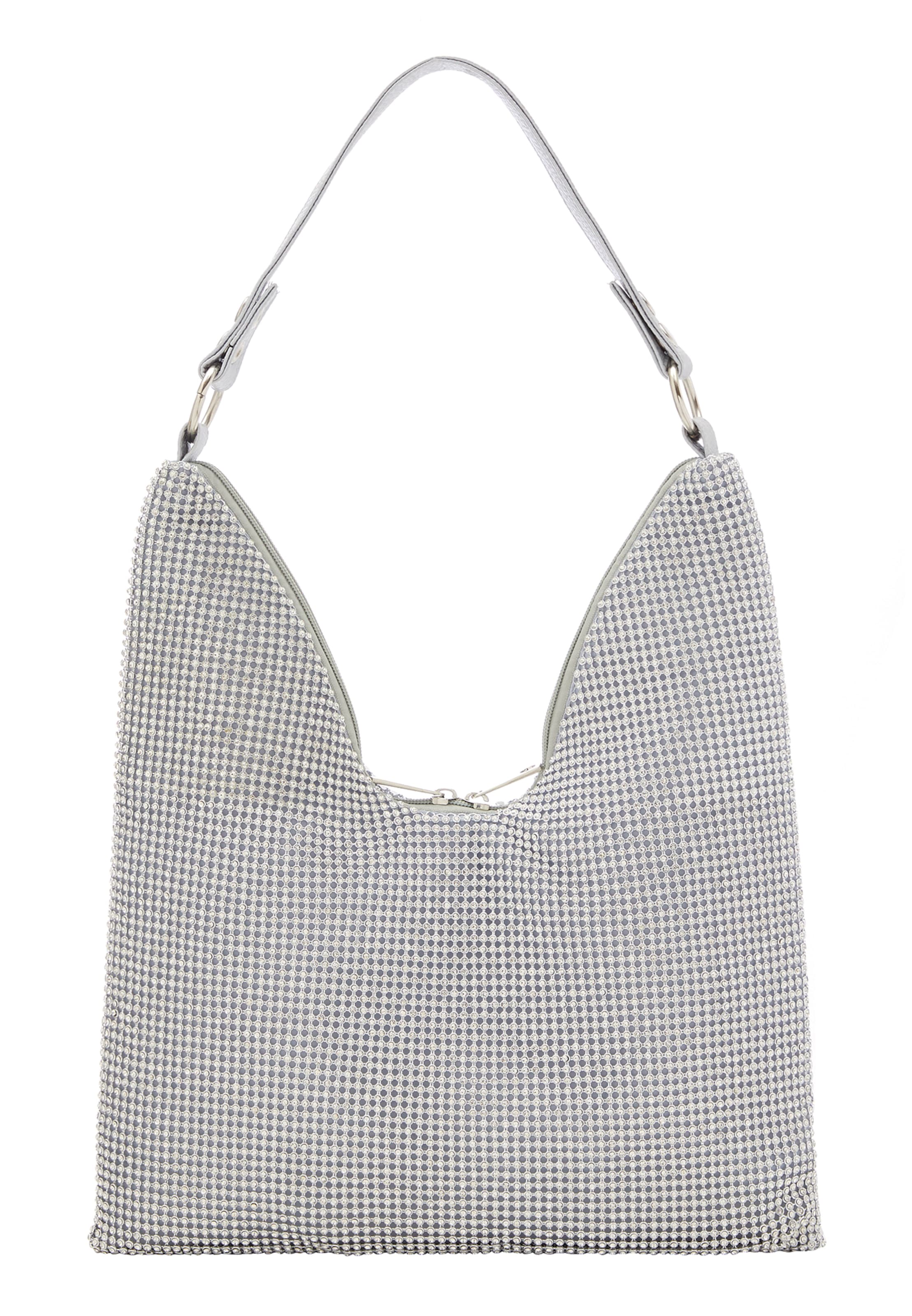 FELIPA Kabelka na rameno - Strieborná: predná strana