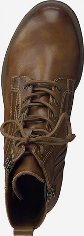 TAMARIS Lace-Up Ankle Boots in Brown