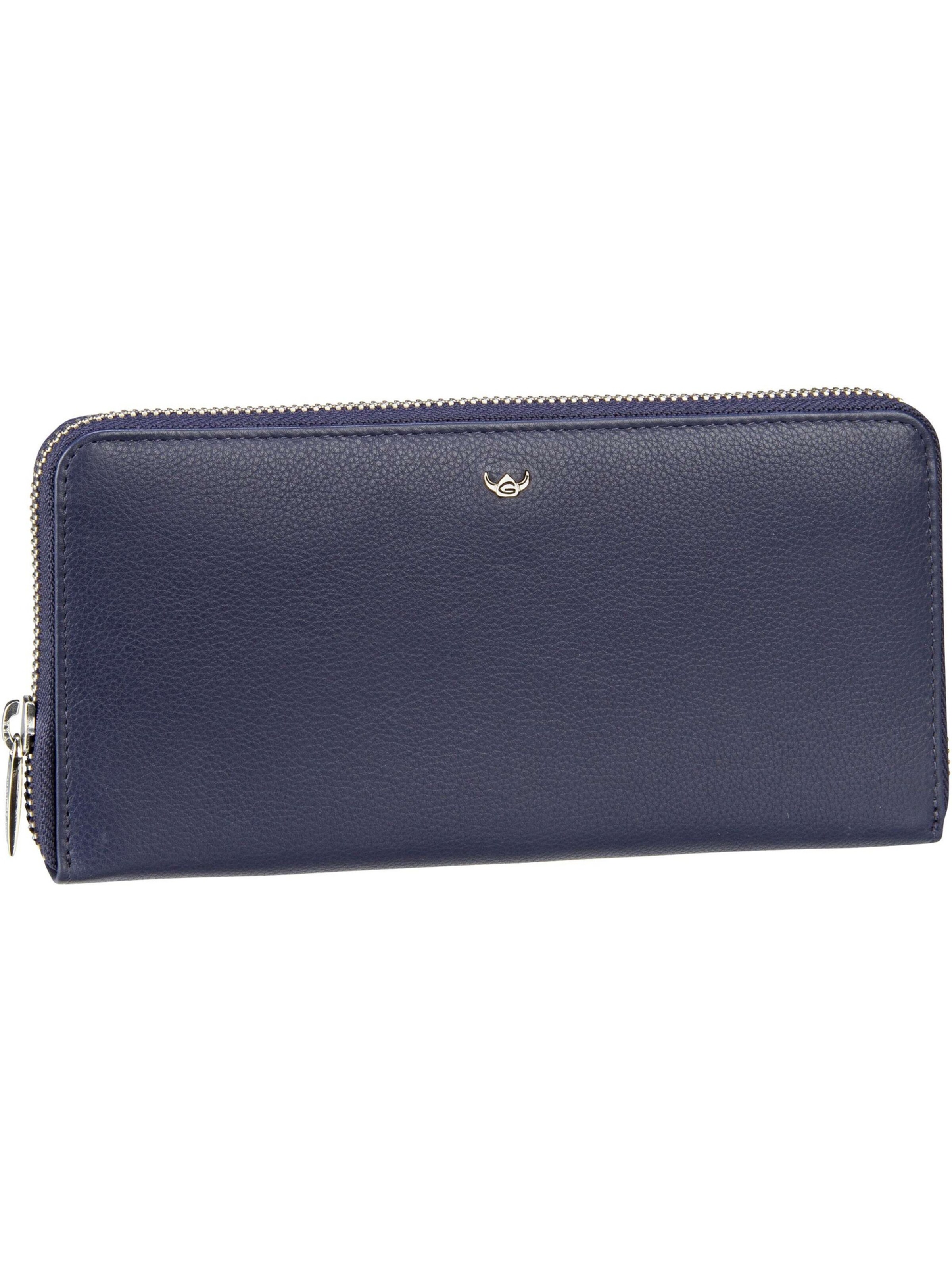 Porte-monnaies 'Madrid' GOLDEN HEAD en bleu : devant