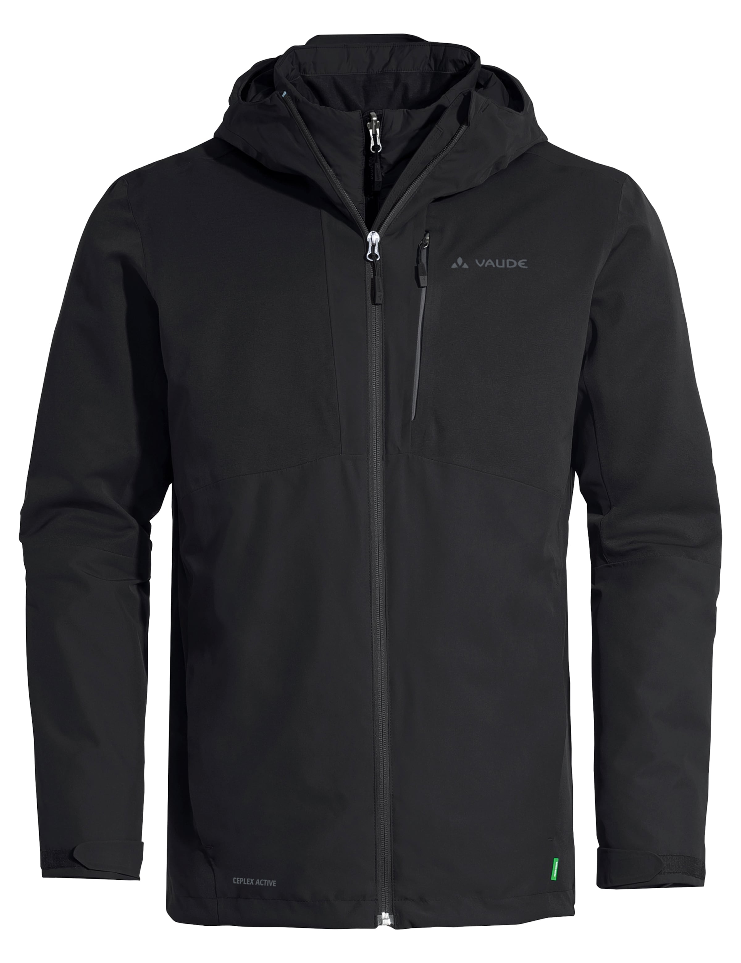 VAUDE Outdoorjacke 'Miskanti II' in Schwarz: Vorderseite