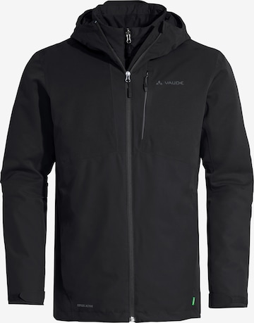 VAUDE Outdoor jacket 'Miskanti II' in Black: front