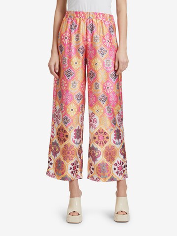 Cartoon Regular Pants in Pink: front