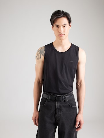 s.Oliver Shirt in Zwart: voorkant