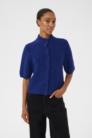 Gestuz Strickjacke 'Alpha' in Blau: Vorderseite