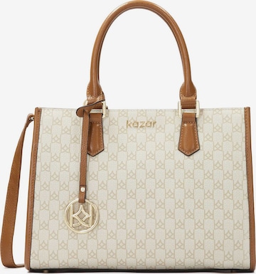 Poșete de la Kazar pe bej: față