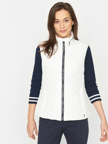 Sea Ranch Vest in White: front