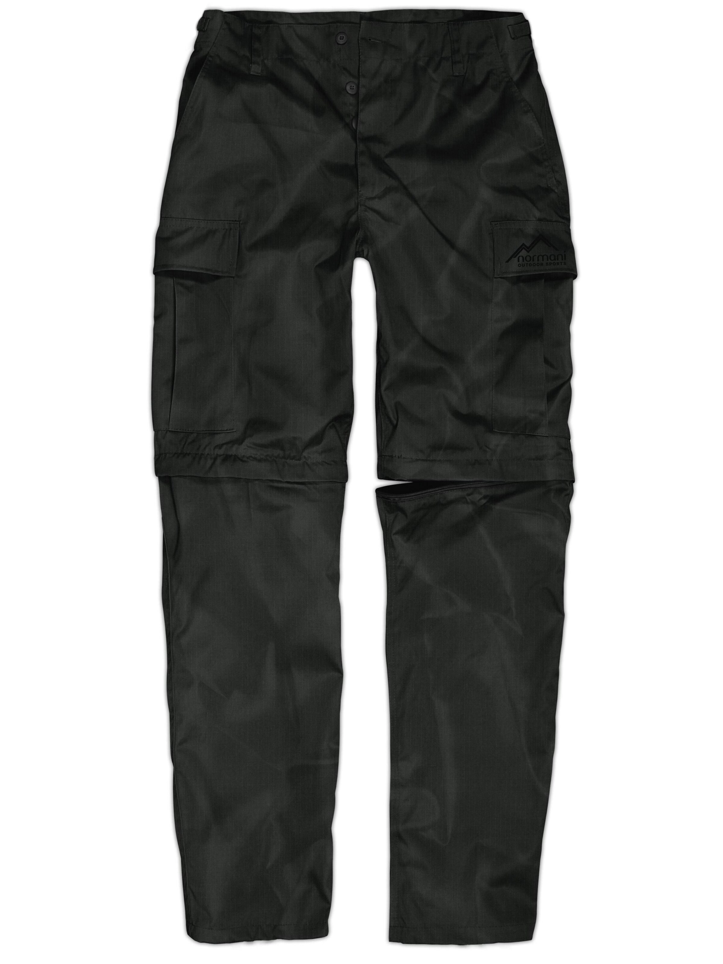 normani Outdoor trousers 'Landscape' in Black: front