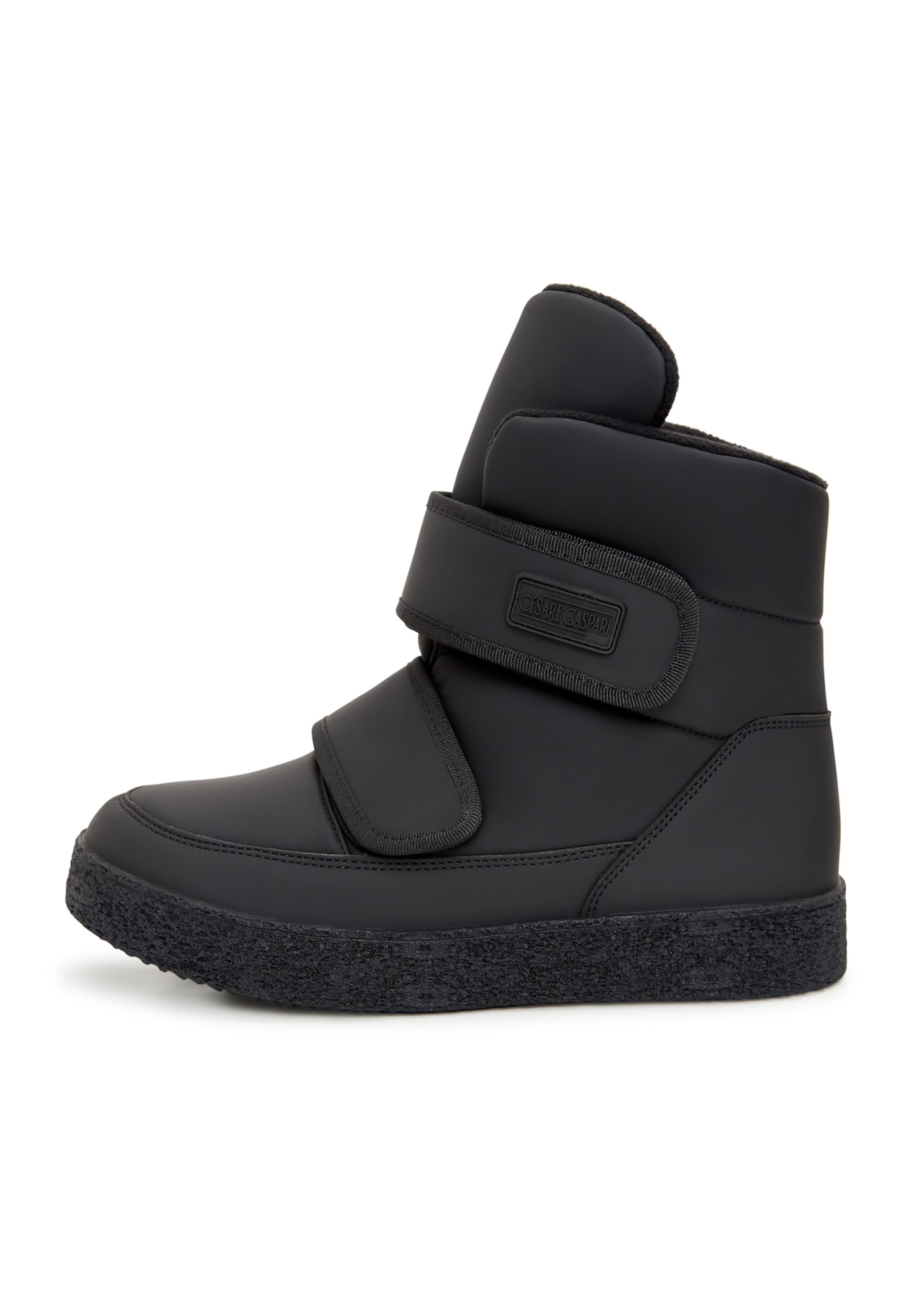 CESARE GASPARI Snowboots in Zwart: voorkant