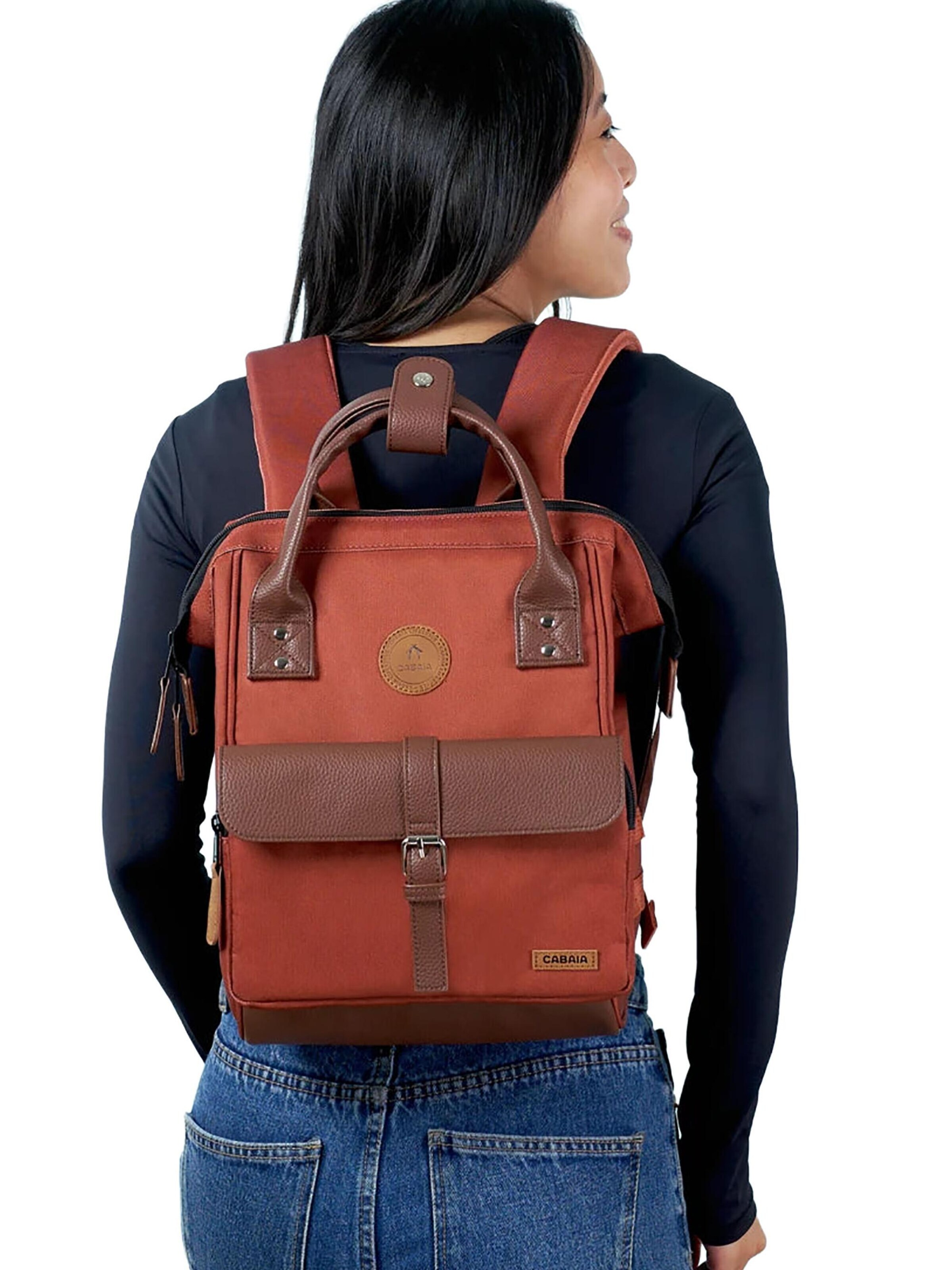 Cabaia Rucksack 'Small San Cristobal'‌‌ in Braun: Vorderseite
