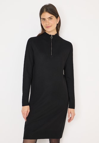 CECIL Knitted dress in Black: front