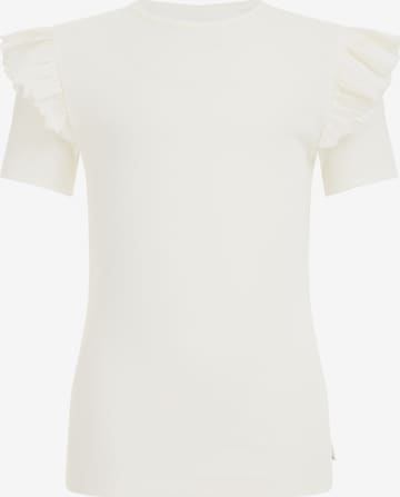 T-Shirt WE Fashion en blanc