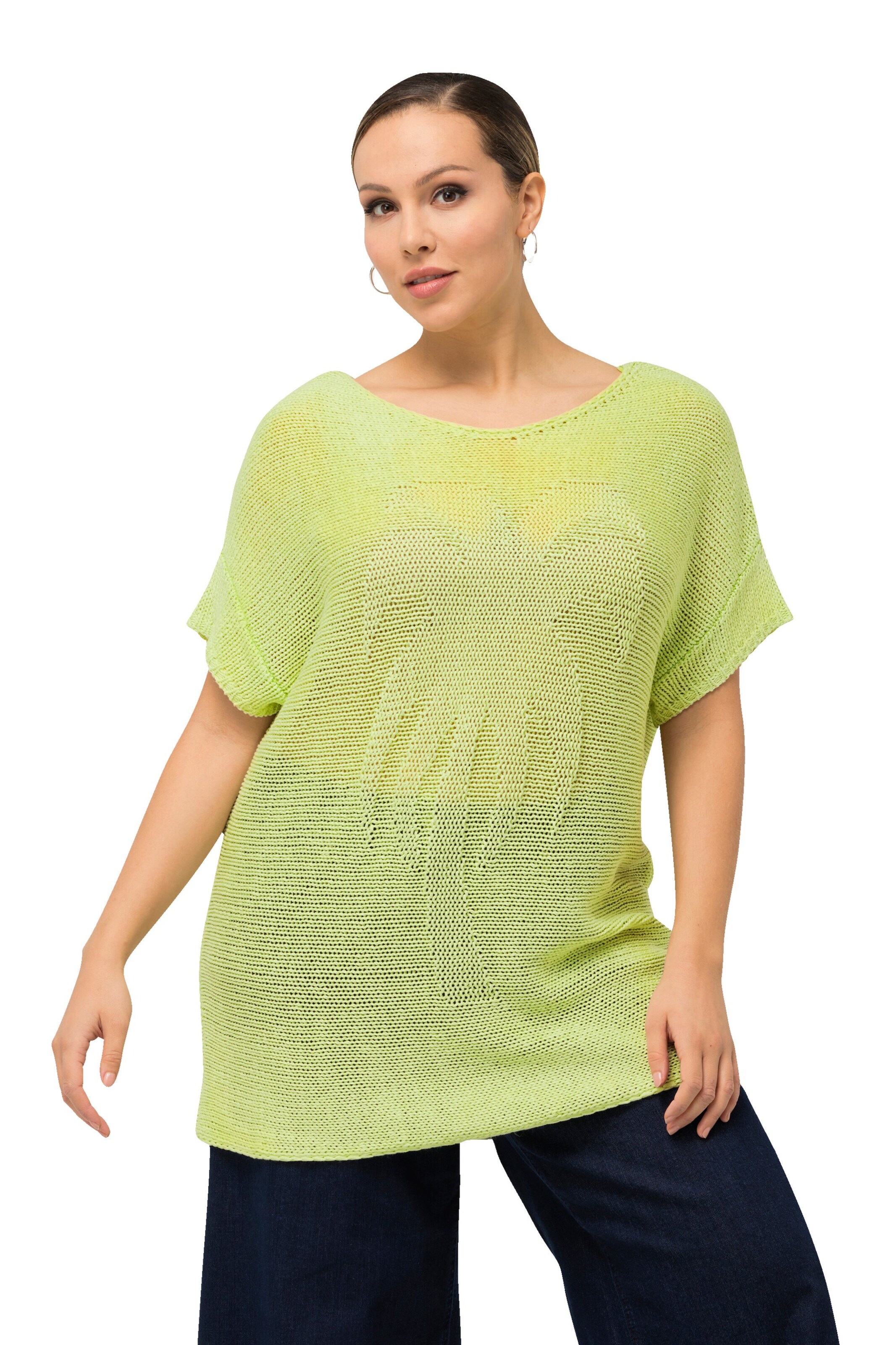 Ulla Popken Pullover in Grün: Vorderseite