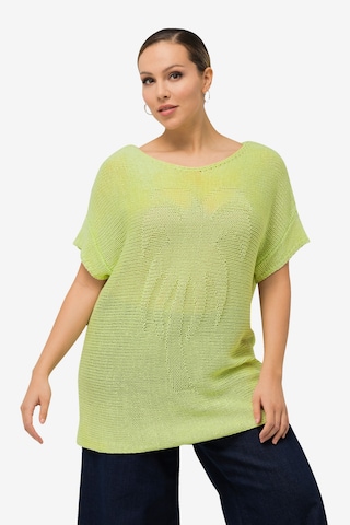 Pull-over Ulla Popken en vert : devant