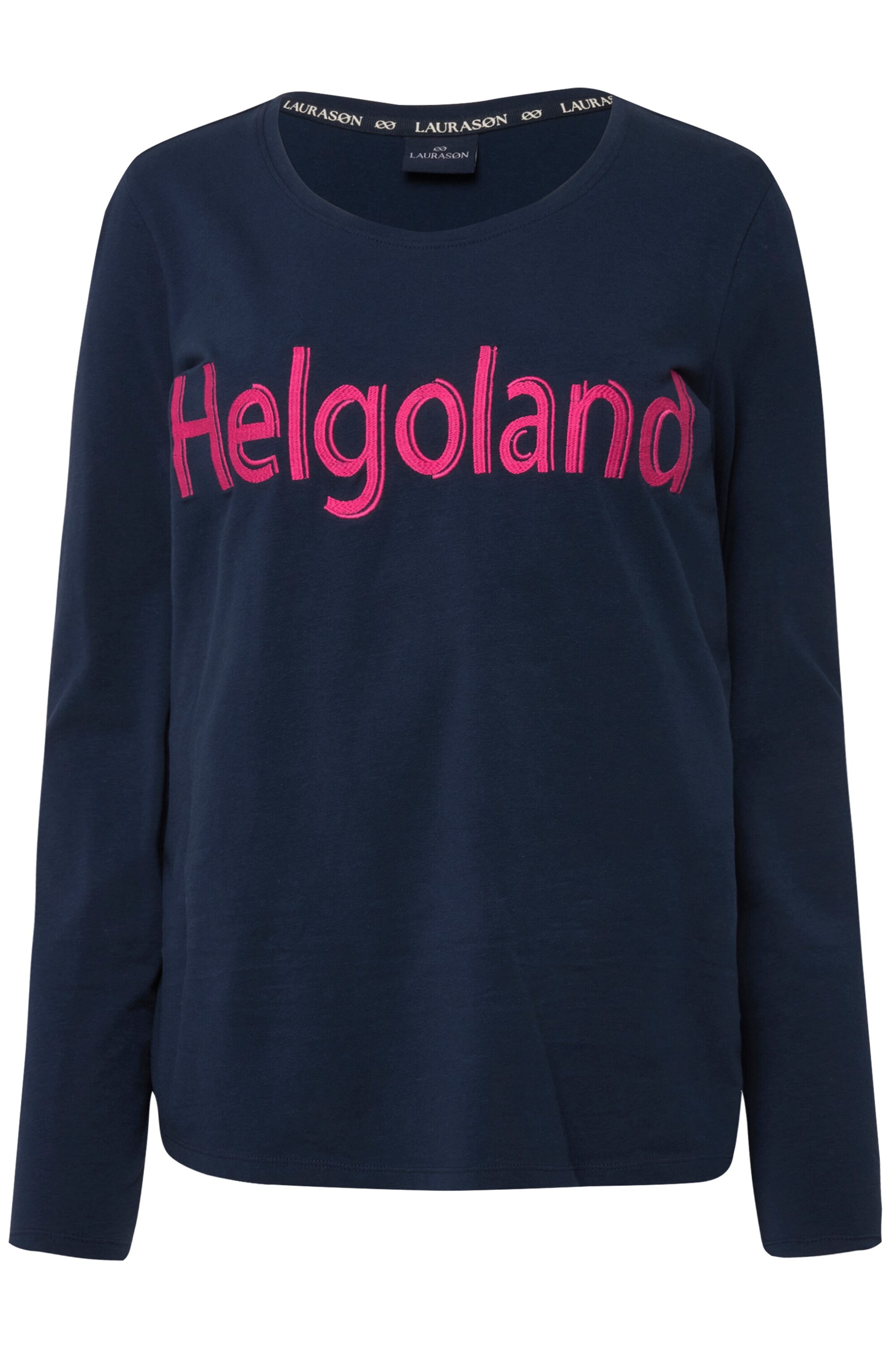 T-shirt LAURASØN en bleu : devant