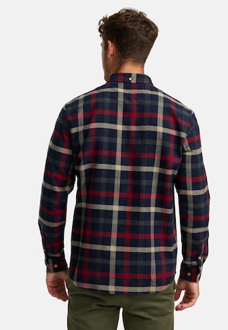 Coupe slim Chemise 'Dean' Kronstadt en rouge