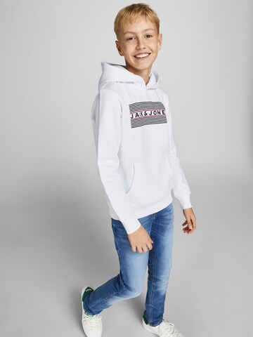 Jack & Jones Junior Regular fit Sweatshirt i vit