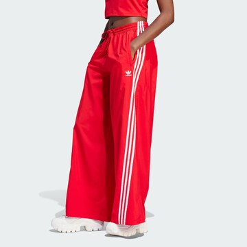 ADIDAS ORIGINALS Wide Leg Hose 'Adilenium' in Rot