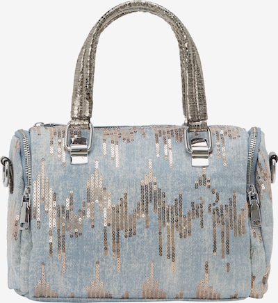faina Ručna torbica u plavi traper / srebro, Pregled proizvoda