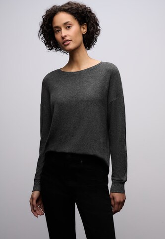 STREET ONE Shirt in Black: front