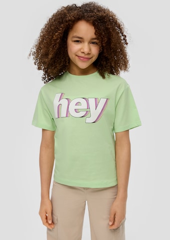 T-Shirt s.Oliver en vert : devant
