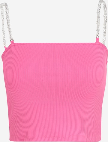 Only Petite Top 'UNINA' in Pink: front