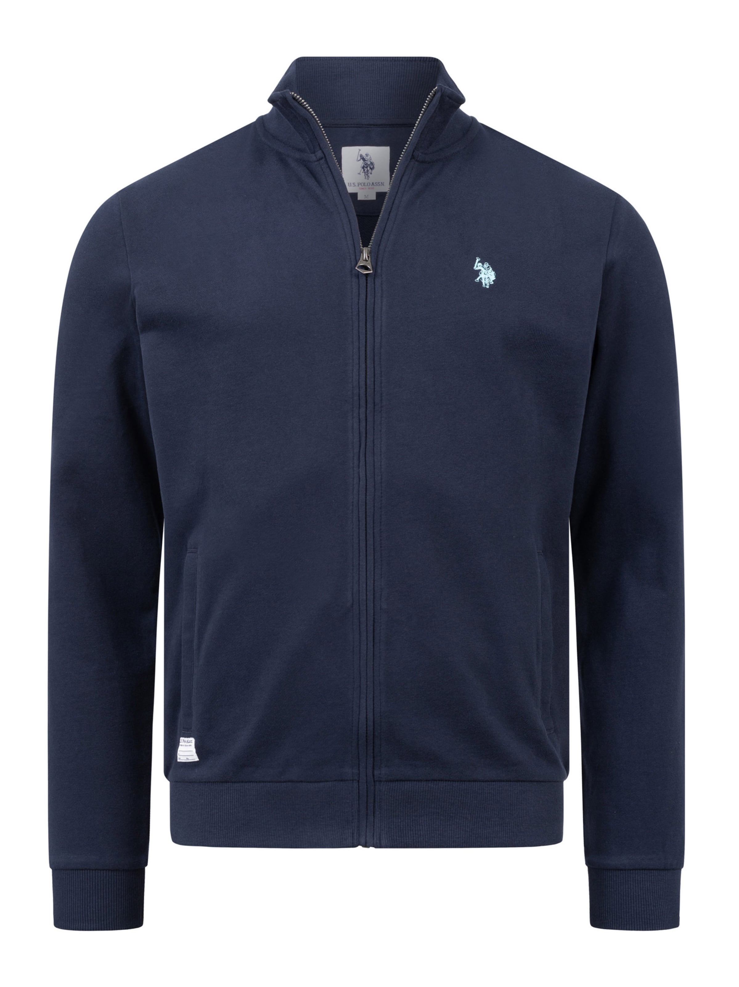 U.S. POLO ASSN. Sweatjacke in L in navy, Produktansicht