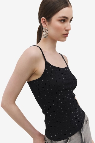 No Matter What Top in Schwarz