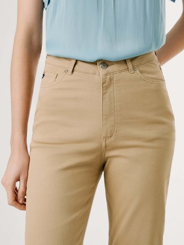 Pepe Jeans Flared Hose 'WILLA' in Beige