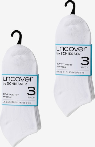 uncover by SCHIESSER Enkelsokken in Wit