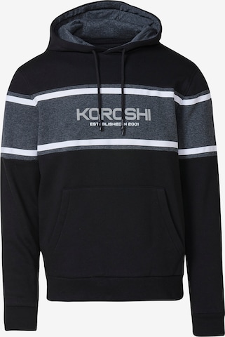 KOROSHI Collegepaita värissä musta: etupuoli