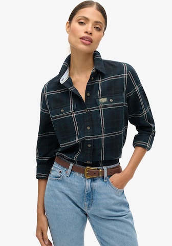 Superdry Blouse in Blue: front