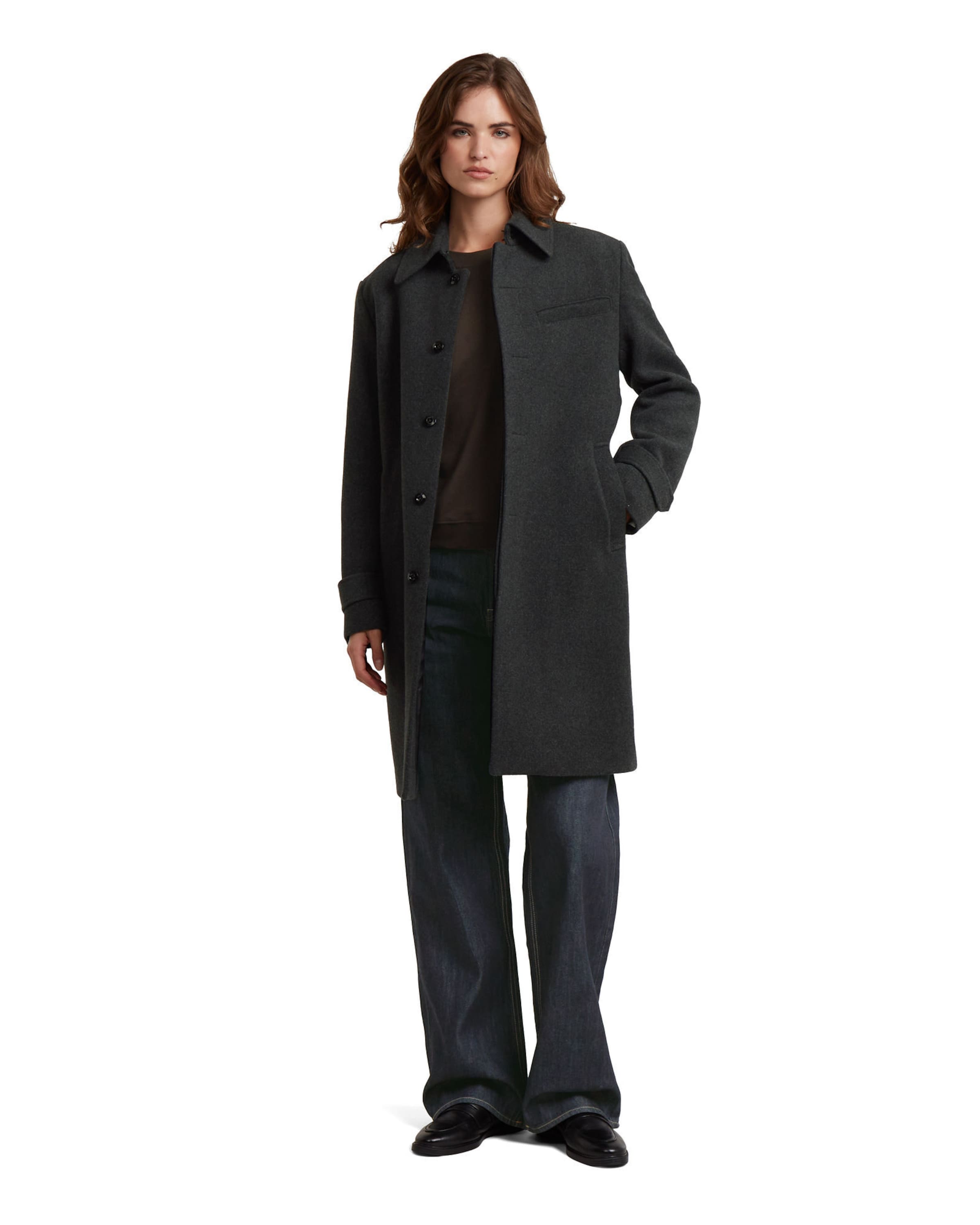 G-STAR Tussenmantel 'Wool Car' in Grijs