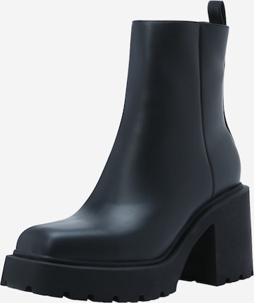 Bershka Stiefelette in Schwarz: predná strana