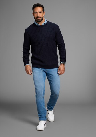 Man's World Pullover in Blau