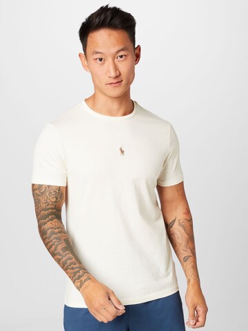 T-Shirt Polo Ralph Lauren en beige : devant