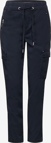 STREET ONE Loose fit Cargo Pants 'Bonny' in Blue: front