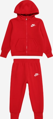Nike Sportswear Костюм для бега в Красный: спереди