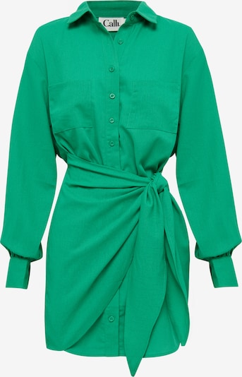Calli Skjortklänning 'ZAC' i gräsgrön, Produktvy
