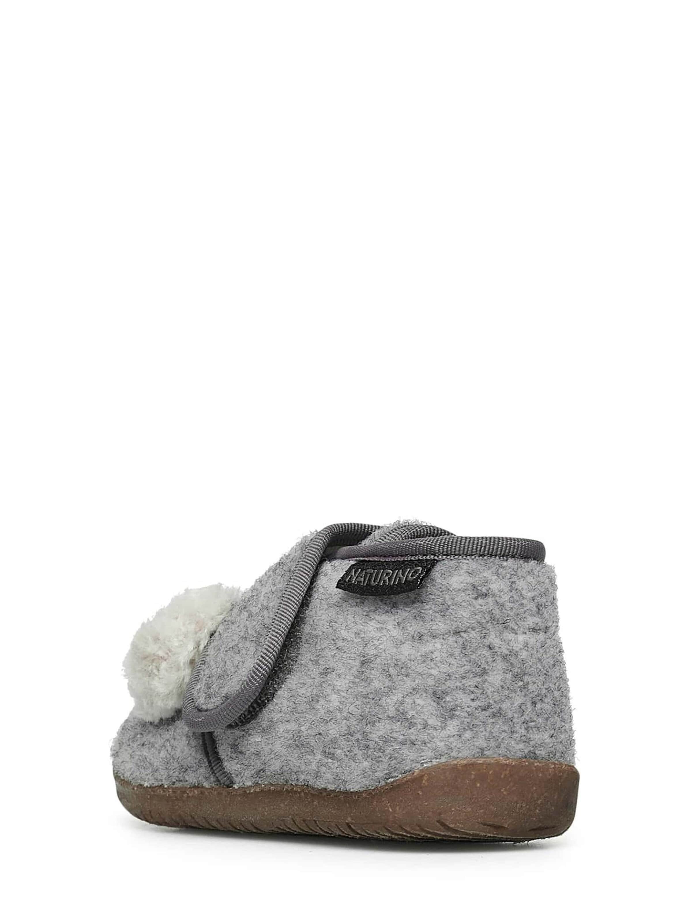 NATURINO Slipper 'BIDAIM' in Grey