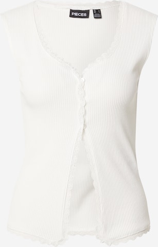 PIECES Toppi värissä valkoinen: etupuoli