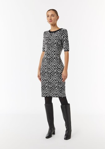 COMMA Kleid in Schwarz: Vorderseite