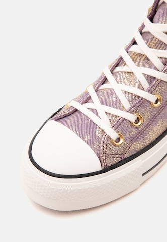 CONVERSE - Sapatilhas altas 'CTAS' em roxo