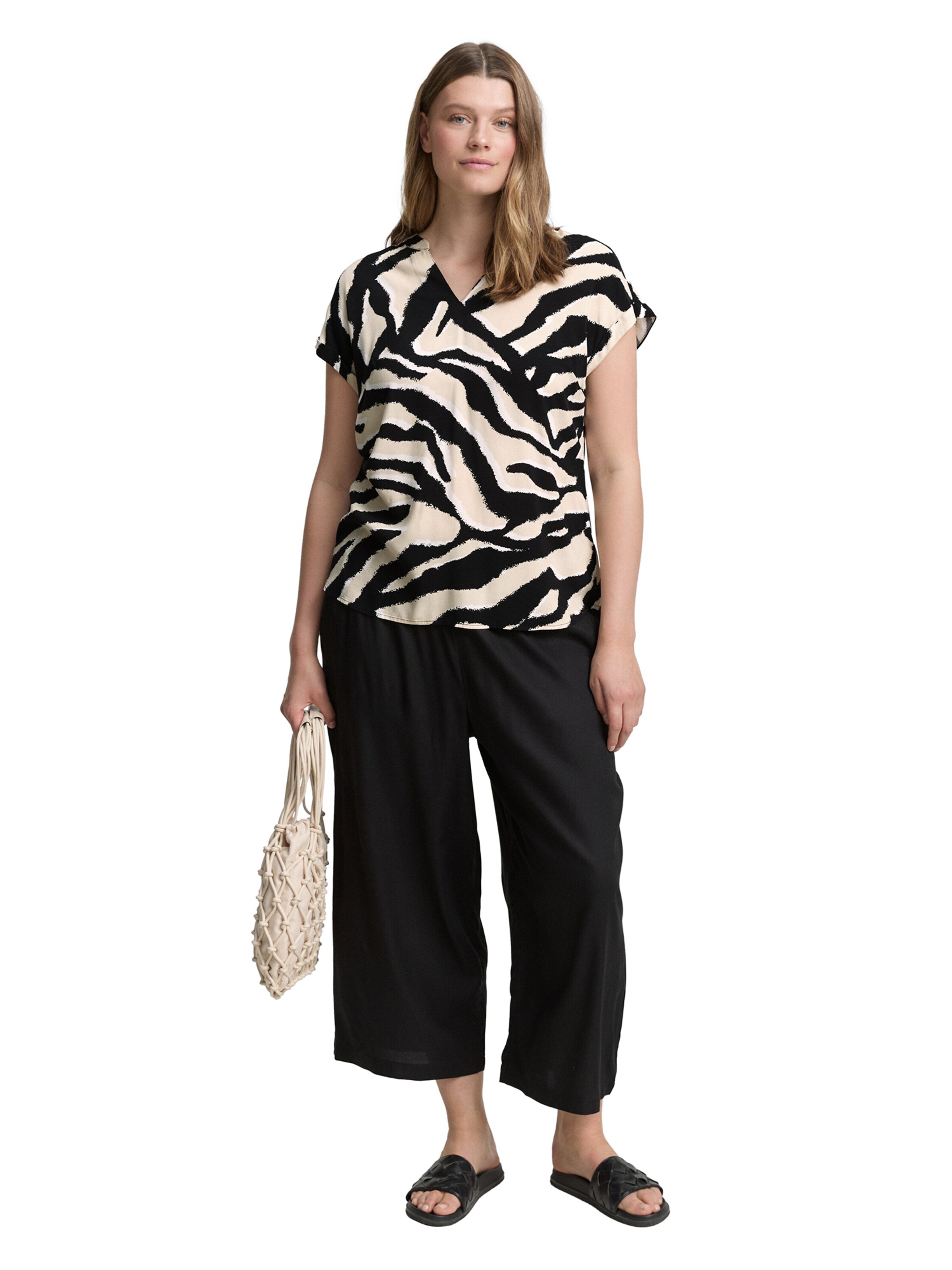 brūns Tom Tailor Women + Blūze