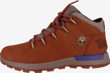 TIMBERLAND Athletic Lace-Up Shoes in Brown: front