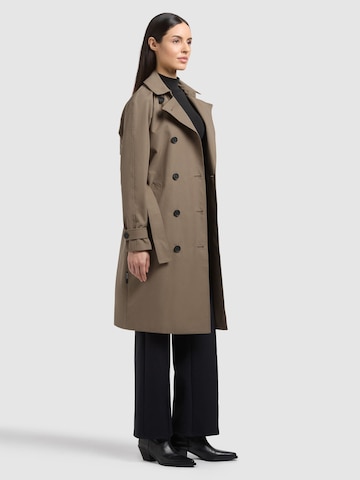 khujo Between-Seasons Coat in Brown