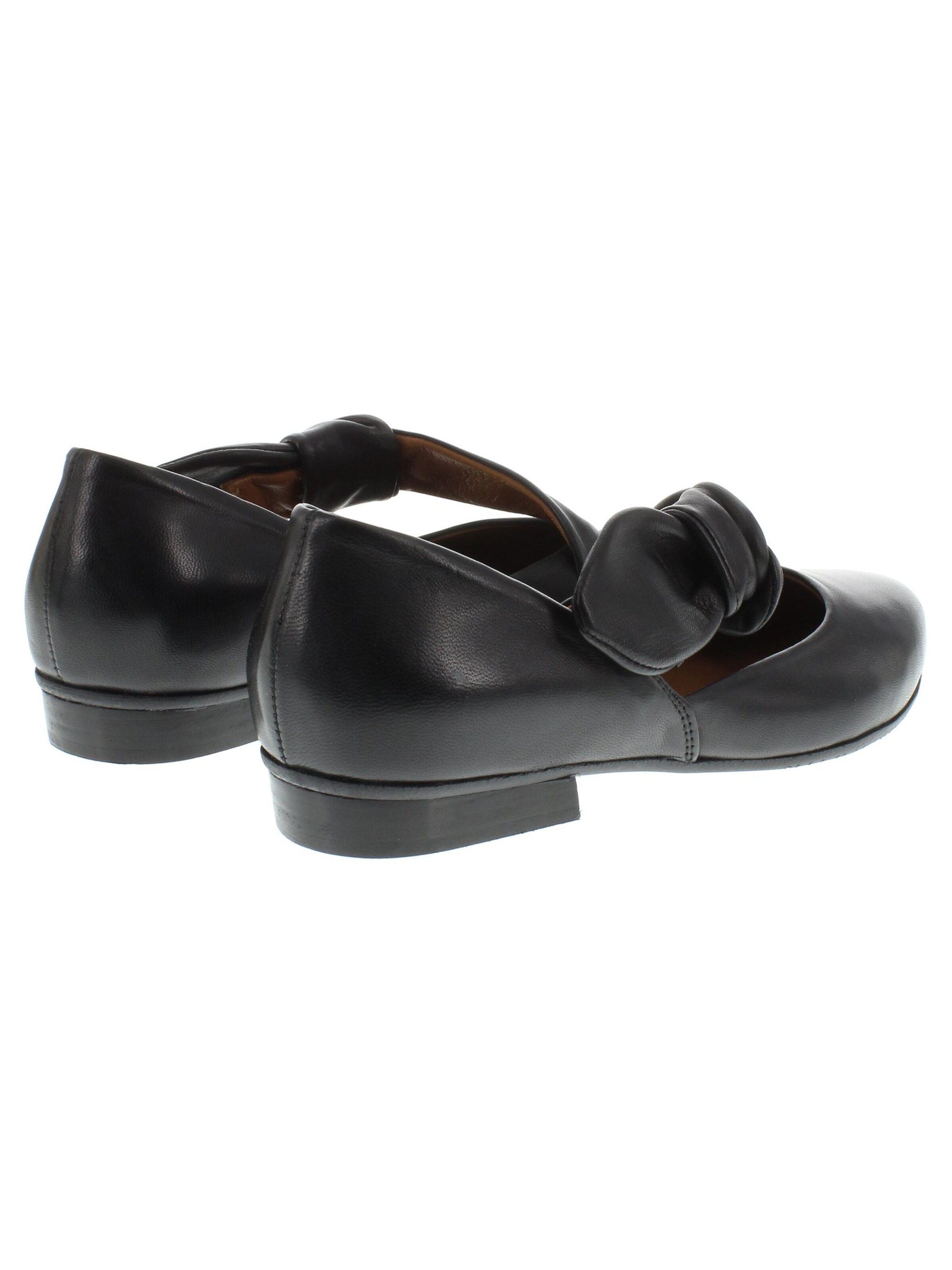 Everybody Ballet Flats with Strap 'BULBOLA - schicker Ballerina' in Black