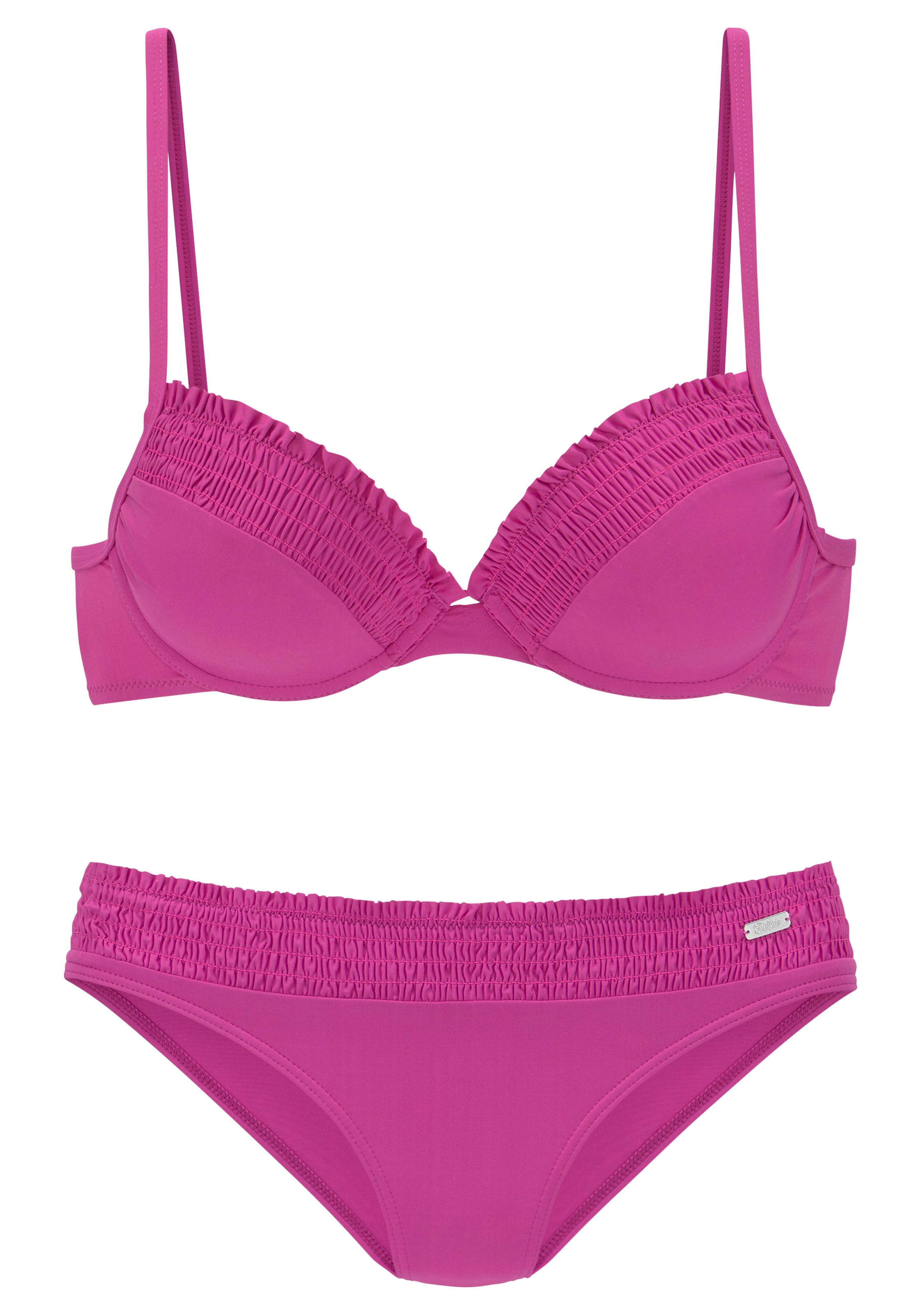 BUFFALO Push-up Bikini in Pink: front