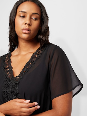 ABOUT YOU Curvy Shirt 'Ester' in Black